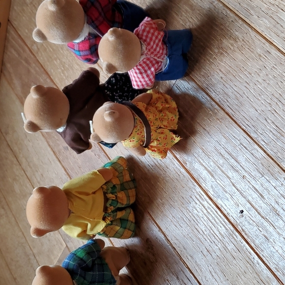 VINTAGE "Best Friends" Bear and Raccoon Set - Picture 6 of 8